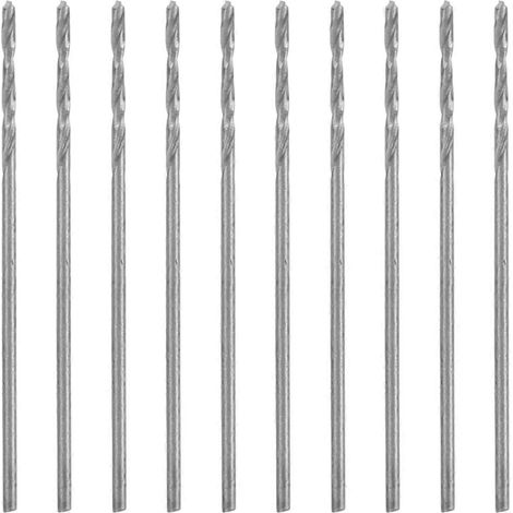 10 Stück Spiralbohrer mit geradem Schaft aus HSS-Industriewerkzeugen, 0,85 mm