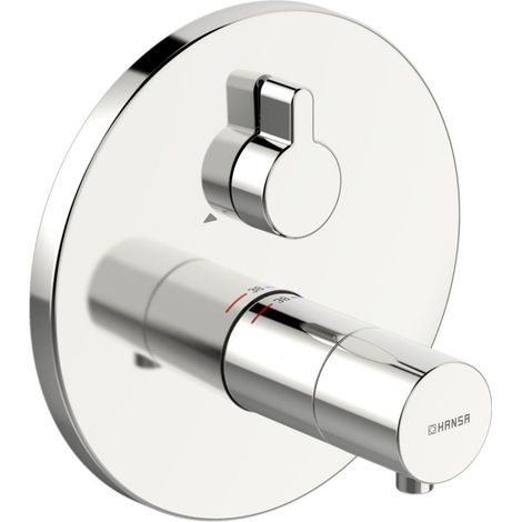 HANSA Set di montaggio finale per miscelatore doccia HANSAVAROX PRO 4057 Rosone rotondo Cromo, 40579083