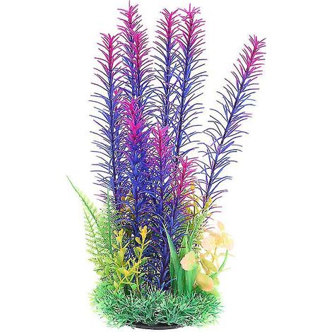 1 plante en plastique pour aquarium (1/3)