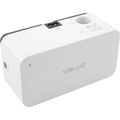 Bomba Condensados VALUE M1  Motor DC Silencioso  Sensor Electrodo 24 l/h  Impulsión 10m  Depósito 200ml Aire Acondicionado