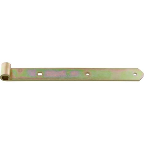 GAH Alberts cerniera per cancello L.1.000x16x45mm S.5mm D.16mm STA zincato giallo passivato tondo - 314354 (1/2)