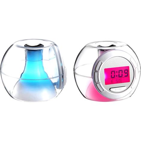 Horloge Lumineuse Numérique en Plastique avec Son Naturel et (1/2)