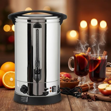 Dispositivo automatico di ebollizione 7 L Caldaia per vin brulè 1500W Caldaia per vin brulè termostato in acciaio inox