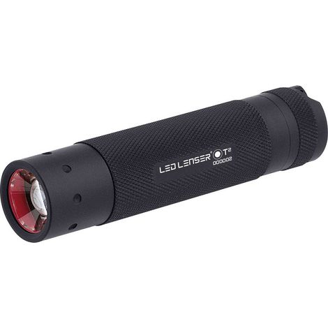 Lampe de poche LED tactique Ledlenser T, 240 lumens, portee de 180 m, boitier en metal solide, fonctionne avec 3 piles AAA, piles fournies, chasse, peche, exterieur (1/2)
