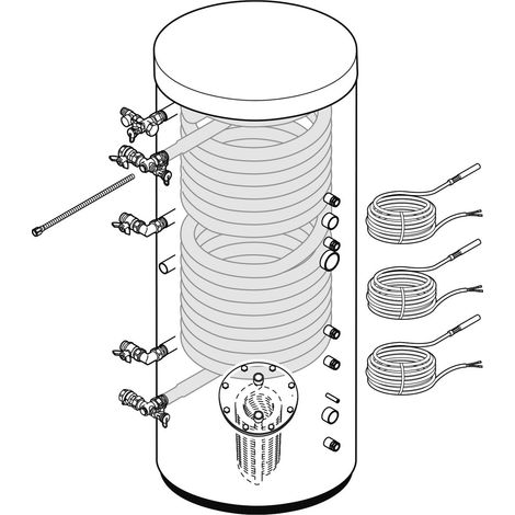 Weishaupt Paket WES 910 Combi/Eco Energiespeicher für WTC-OB / WTC45/60-A - 897505 von Weishaupt