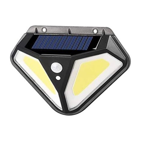 Lampes solaires d'extérieur,contrle de la lumière du corps humain,induction du crépuscule au aube LED de sécurité à deux ctés pour cour,jardin,rue,terrain de basketball,GROOFOO (50 LED,1 pièce)