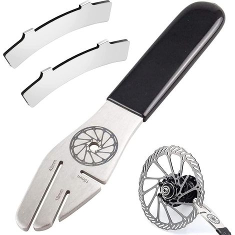 3 Pièces Outil Réglage Frein, Ajusteur de Disque de Frein, Réglage Disque Vélo, Clé à Disque de Vélo, Vélo Clé Disque, Clé Vélo Rotor, pour Les Réparations de Vélo (1/5)