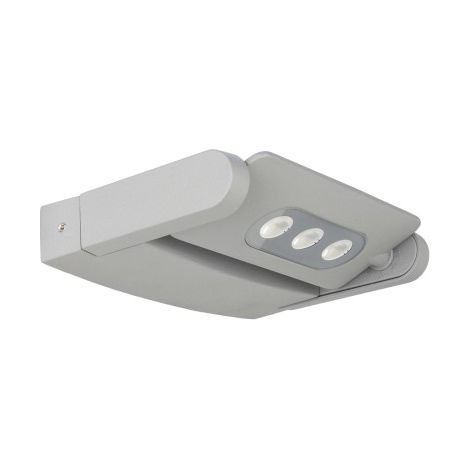 Applique extérieure orientable LED 9W argent IP54 SU-MA
