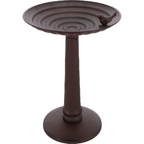 Esschert Design Vogeltränke auf Fuß XL Ø 37 cm Höhe 54 cm - Gusseisen (1/2)