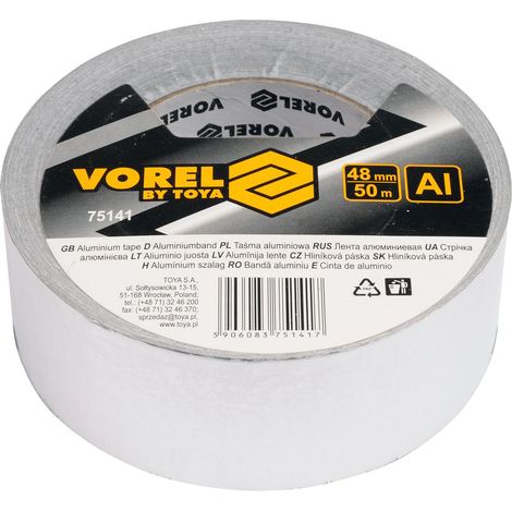 Aluminiumklebeband 48 mm x 50 m, extra lang
