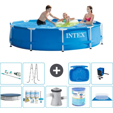 Intex Piscine Tubulaire Ronde - 305x76 cm - 10-pièces  S31535 (1/5)