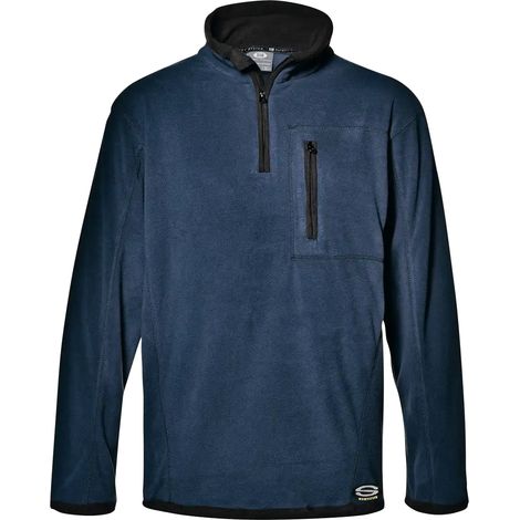 SIR SAFETY SYSTEM VICTORY Micro-polaire de travail à col zippé bleu Taille 3XL