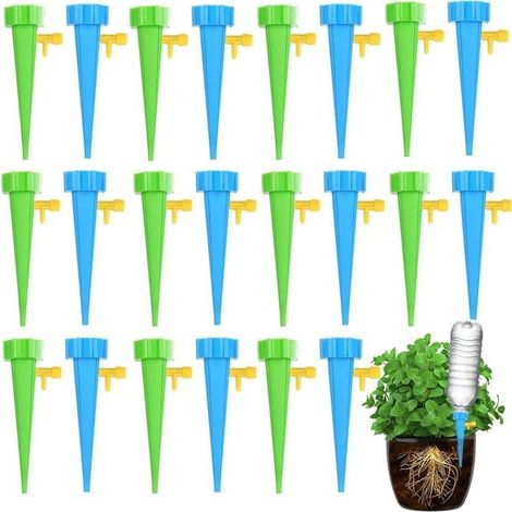 40pcs Drip Irrigation Bottles, Automatic Plant Watering Bottles with Valves for Garden, Home, Indoor and Outdoor Flower Pots (1/5)