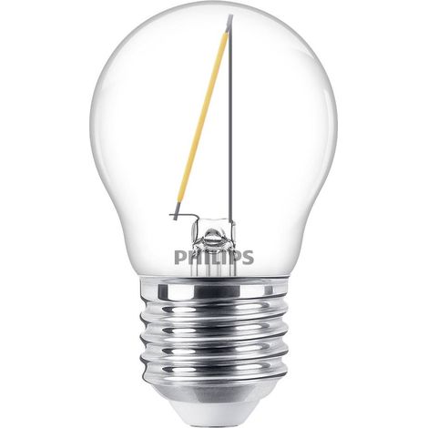 Philips LED 76425800 LED CEE F (A - G) E27 forme de goutte 1.4 W = 15 W blanc chaud (Ø x L) 4.5 cm x 7.8 cm 1 pc(s) A807102 (1/5)
