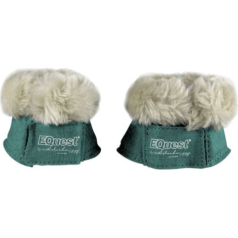 EQuest Hufglocke Melange speziell für Mini-Shettys, 2er Set - Bottle Green (1/3)