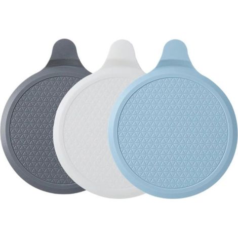 Lot 3 bouchons baignoire silicone universel diamètre 15cm, pour évier cuisine lavabo vidange (1/4)