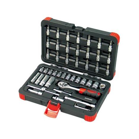 Boîtier de douille à six pans creux 1/4 47 pièces  DOGHER 500-003 (1/3)