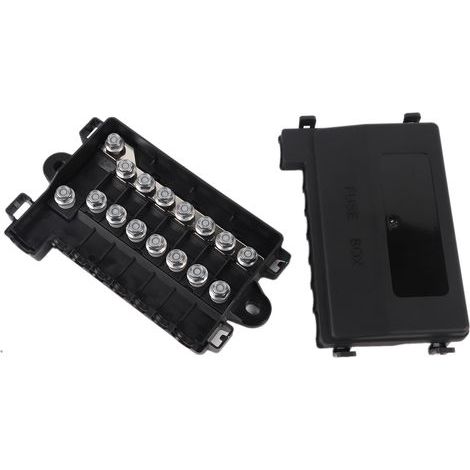 Support de Boîte à Fusibles MIDI MultiWay Block, Boîte à Fusibles pour Camping-car, Voiture, Bateau, Bus, Accessoire dans les Bus, Bateaux, Remorques et Plus Encore, Cette Boîte. (1/5)