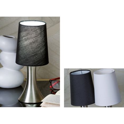 Lampada da tavolo moderna eka touch in tessuto 2 Colori (1/2)