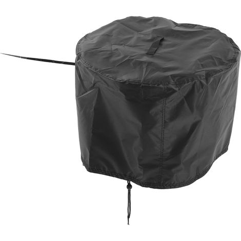 Telo di copertura rotondo per barbecue da giardino, antipolvere e impermeabile, realizzato in tessuto Oxford 420D per proteggere il tuo barbecue. (1/5)