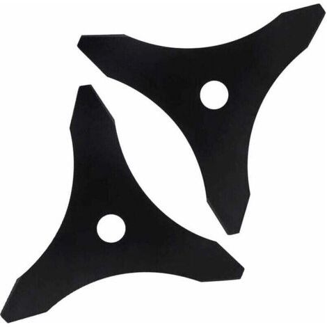 Lame de débroussailleuse universelle - 3 dents - Pour Fresh Green sous croissance et tonte - Compatible Stihl, Husqvarna, Mitox, Echo, Kawasaki et autres machines-Crezuo