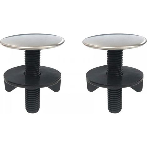 2 pièces couvercle de trou de robinet de cuisine évier couvercle de plaque de trou de robinet couvercle de bouchon en métal brossé bouchon en acier inoxydable couvercle de trou d'évier de cuisine (1/5)