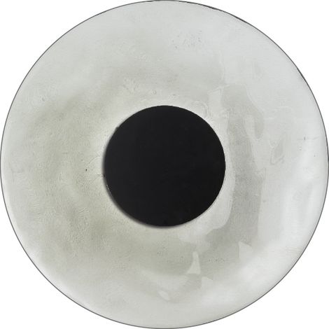 Solaris – Applique Design 12W 3000K Noir Avec Verre Fumé Martelé, Cri90, Phase Cut Dimmable - Groupe Rossini (1/5)