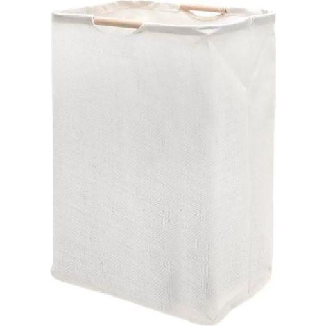 Panier à linge - 30 x 30 x 40 cm - Beige - Tissu Oxford - Peut être placé indépendamment - Panier de tri - Panier de rangement - Poignée renforcée (1/5)