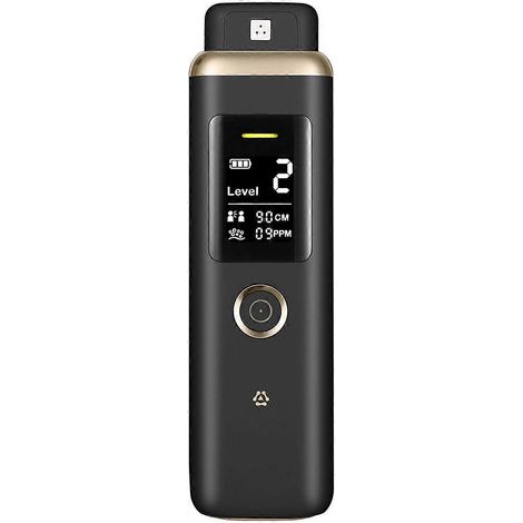 Atemfrequenzdetektor, schwarzer Mundatemmonitor (1/5)