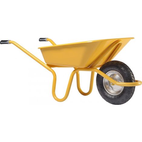 Haemmerlin – Brouette de jardin 100L – Charge utile 250 kg – Caisse peinte 1,2 mm – Châssis Alpha indéformable – Roue gonflée Ø 400 mm (1/3)