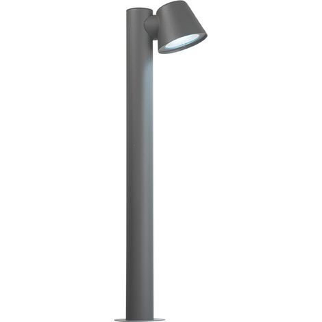 Luminaire de jardin IP44 GU10 en aluminium, design moderne Malta - Anthracite (1/2)