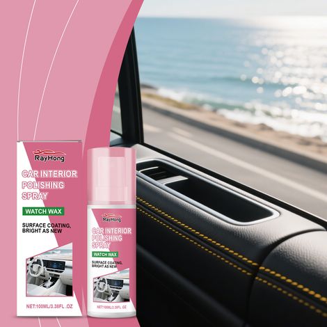 Autoinnenraum-Pflegespray, Reinigungsmittel für Sitze, Lenkrad, Felgen sowie Karosserie (innen und außen) – 100 ml -- BIEMMEDUE (1/5)