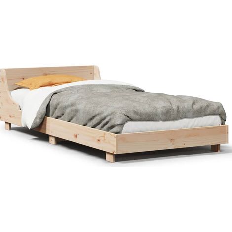 Maison Exclusive - Letto senza Materasso 90x190 cm in Legno Massello di Pino (1/5)
