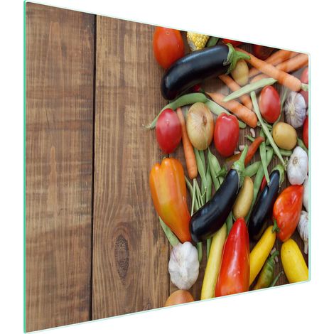 TABLA DE CORTAR DE VIDRIO 52x30 VERDURAS (1/5)