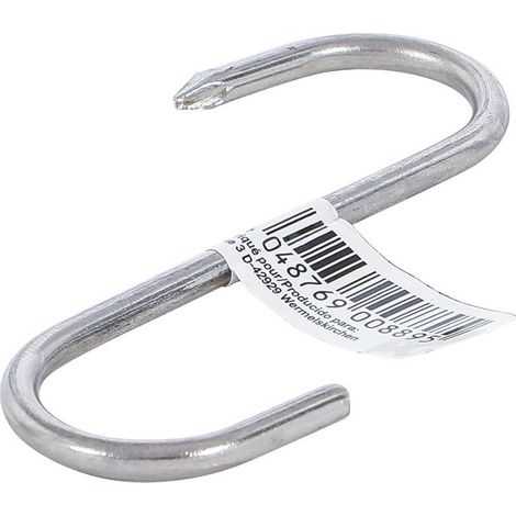 Crochet de Boucherie 80 mm - Acier Inoxydable - Résistant et Hygiénique, Pro - D-Work (1/5)