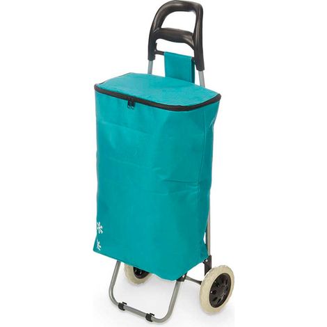 ARTE REGAL carro compra termica 32 l turquesa , Carro de Compra Térmico 32L Turquesa. -Marca: Arte RegalCarro de compra térmico con capacidad de 32 litros, diseñado para manten (1/2)