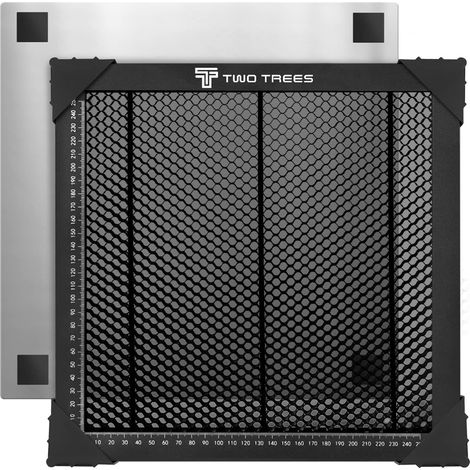 Table en Nid d'abeille, Table de Travail en Nid d'abeille pour Machine à Graver 300x300x22mm Grille en Nid d'abeille avec Plaque en Aluminium pour les Machines de Gravure au CO2 et au Laser