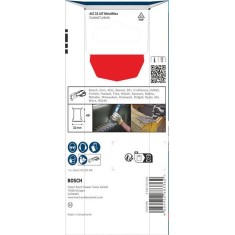 Bosch Accessories 2608902047 2608902047 Carbure Lames de scie multi-outils 5 pc(s) (1/4)