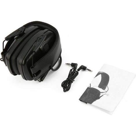 Casque antibruit tactique de tir, protection auditive passive, casque de sécurité antibruit, écouteurs fins et pliables (1/4)