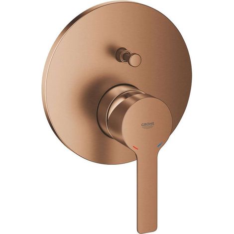 Grohe Lineare New - Unterputzarmatur für 2 Verbraucher, Warm Sunset gebürstet 24064DL1 (1/5)