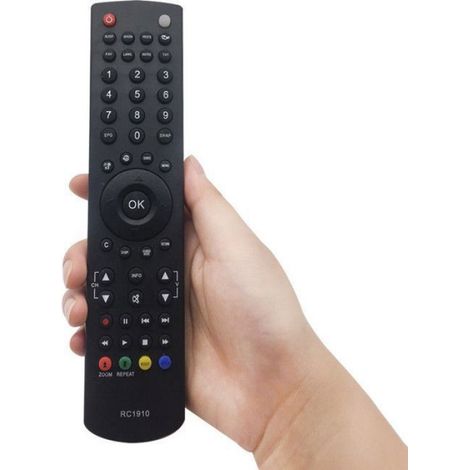 Télécommande Remplacement - Pour TV Toshiba Modèles CE62LCD32HD3 CE62LCD32 RC1910 CBX1909 CBX190962 DL32V914 L19V99S2 LC22M211-2 - 1 Pièce (1/3)