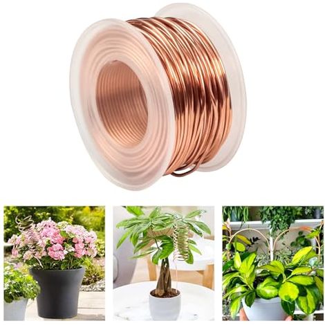 Fil Cuivre Électroculture, 1, 3 mm, 16 Gauge Pur, 20 m, Jardin, Plantes, Légumes, Antenne, Croissance (1/5)