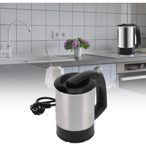 Mini-Wasserkocher, 0,5 l, tragbar, Edelstahl, automatische Abschaltung, ideal für Reisen, schnelles Befüllen (1/5)