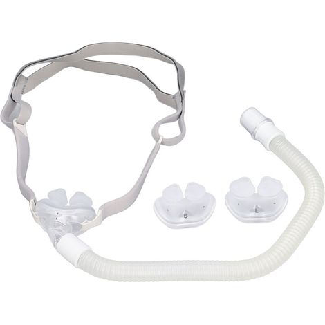 Masque Nasal Ventilateur Silicone Réglable et Respirant pour Usage Domestique
