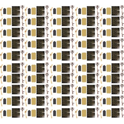 50-teiliges Flaschenöffner-Set für Hochzeiten in Schlüsselform, Zinklegierung im europäischen Stil, Öffnungswerkzeug-Set (Modell D) (1/5)