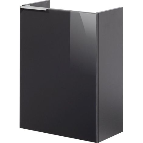FACKELMANN SBC Beckenunterschrank 45 - Glasfront Anthrazit - (1/3)