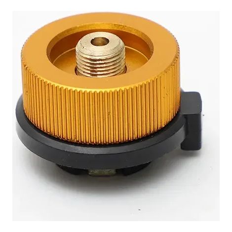 Adaptateur de valve pour bonbonne de gaz plate, convertisseur de gaz, adaptateur de remplissage pour cartouche de gaz de camping, accessoires pour réchaud de camping, réchauds de cuisine portables (1/5)