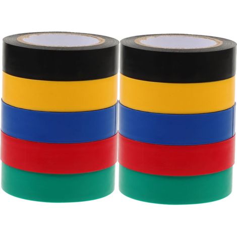 10 rouleaux de ruban isolant haute résistance pour l (1/5)