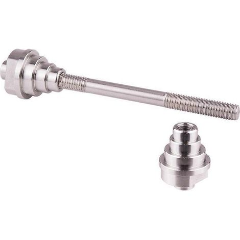 Support de centrage de vélo, adaptateur d'axe traversant 12/15/20 mm, barre de fixation en acier pour moyeu avant de vélo ( ) (1/4)