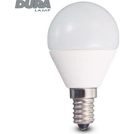 Lampadina sfera LED Duralamp 5W 4000K attacco E14 CP4535NF